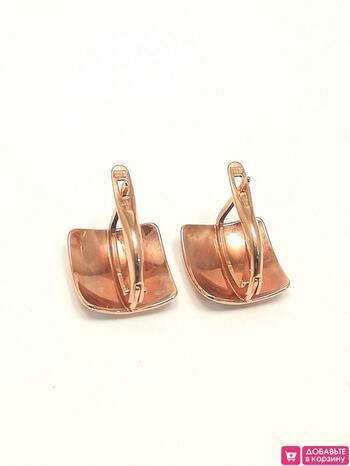 Золотые серьги женские