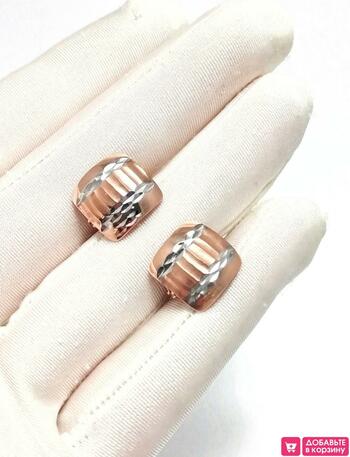 Золотые серьги женские