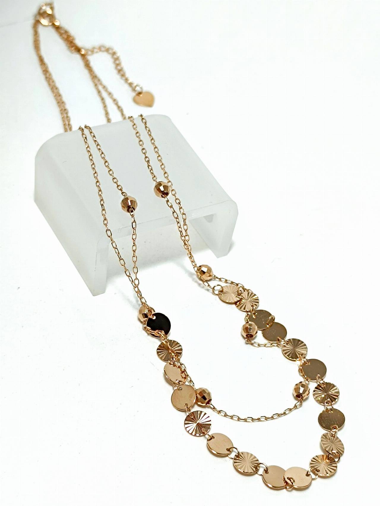 Золотое колье женское