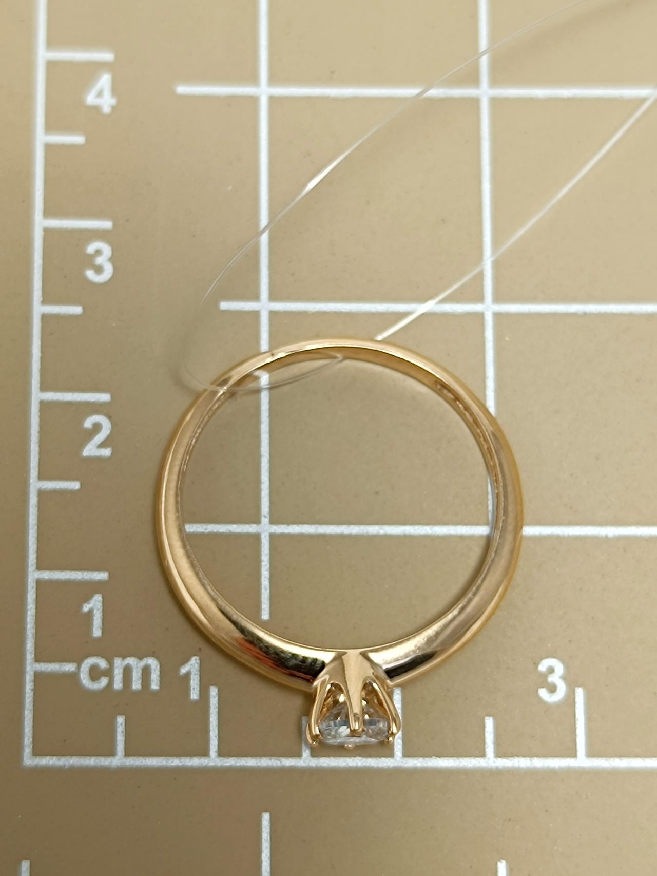 Золотое кольцо перстень