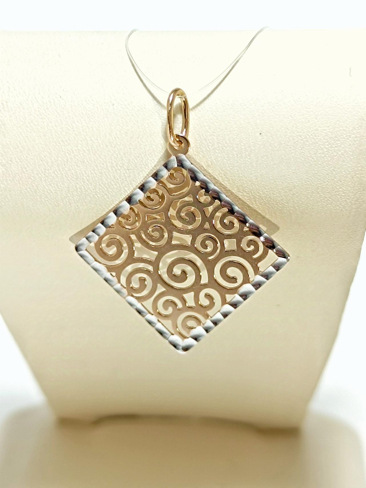 Золотая подвеска