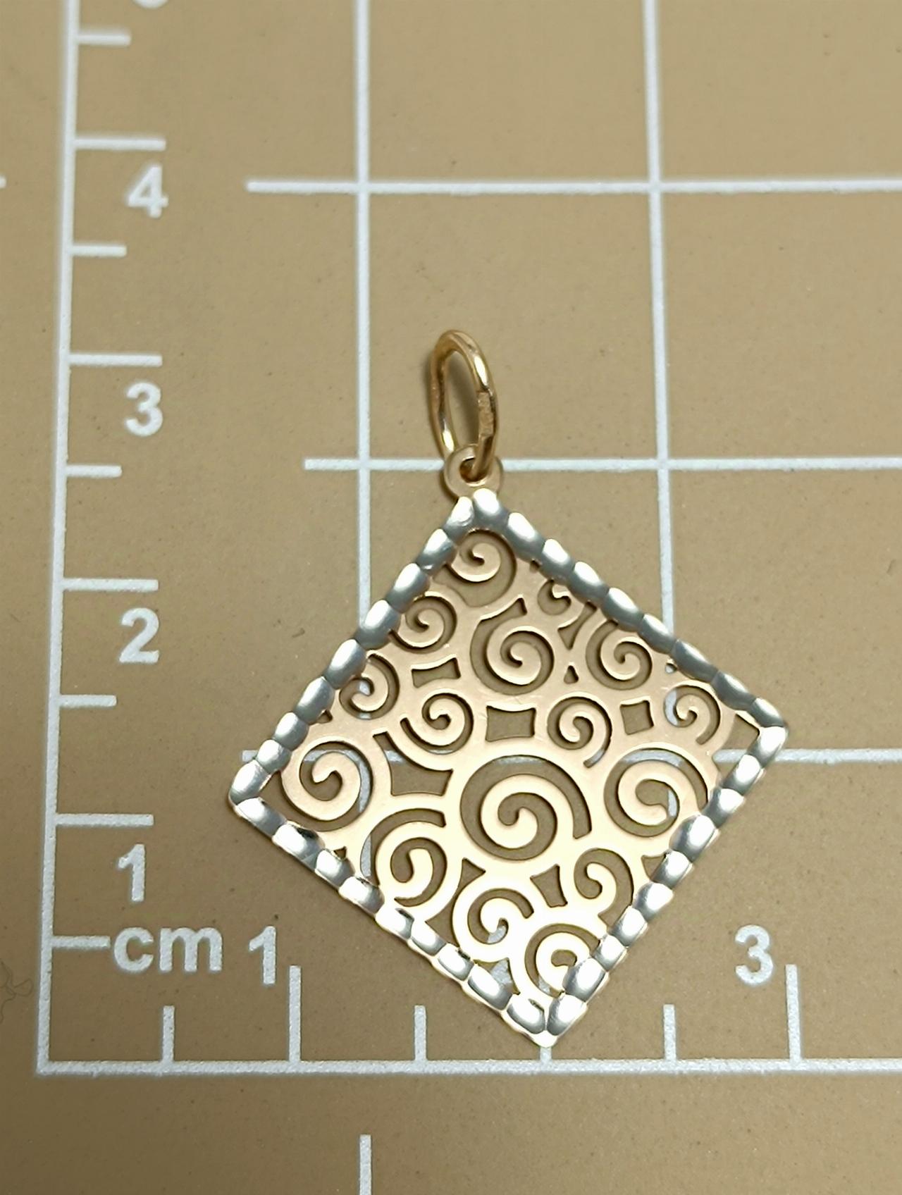 Золотая подвеска