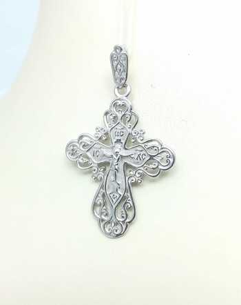 Серебро крест дк150621-298 3,40гр