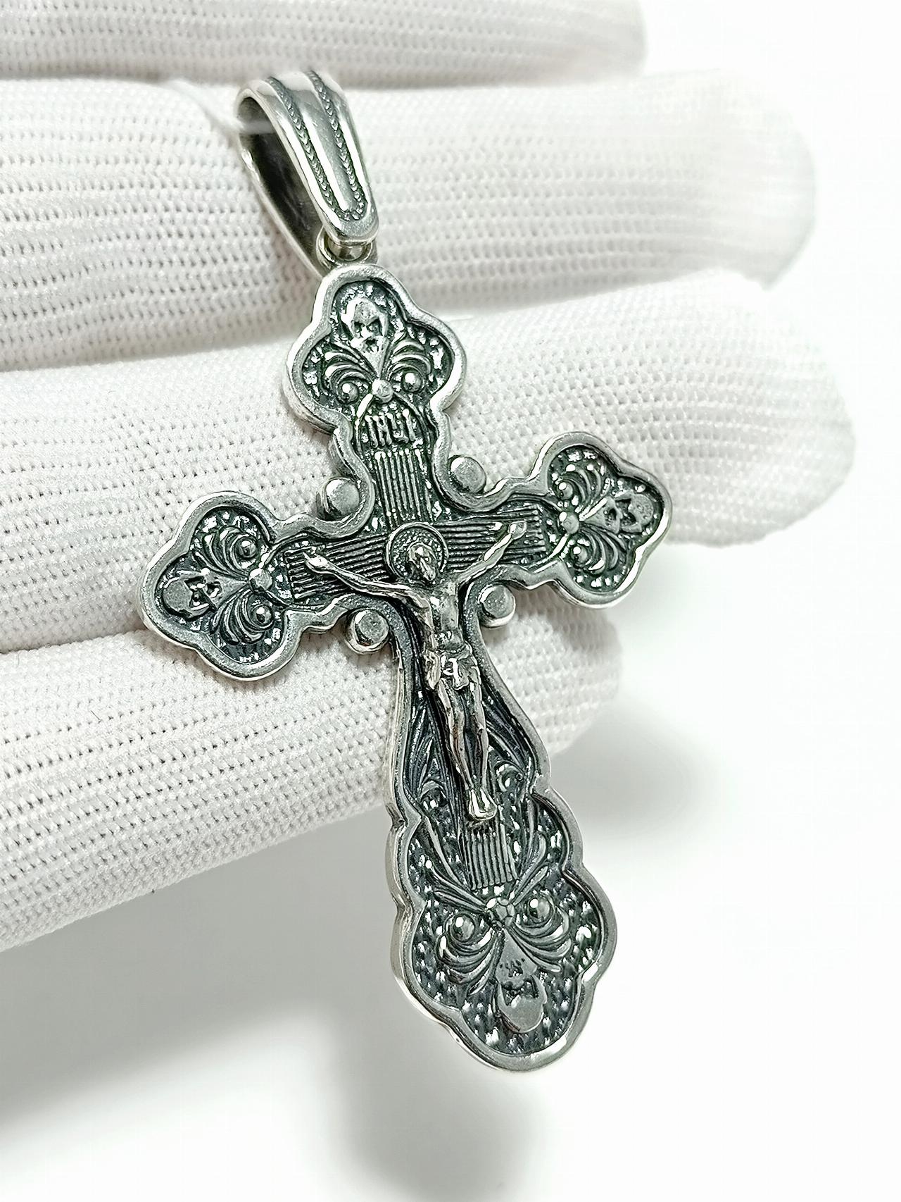 Серебряный крест православный