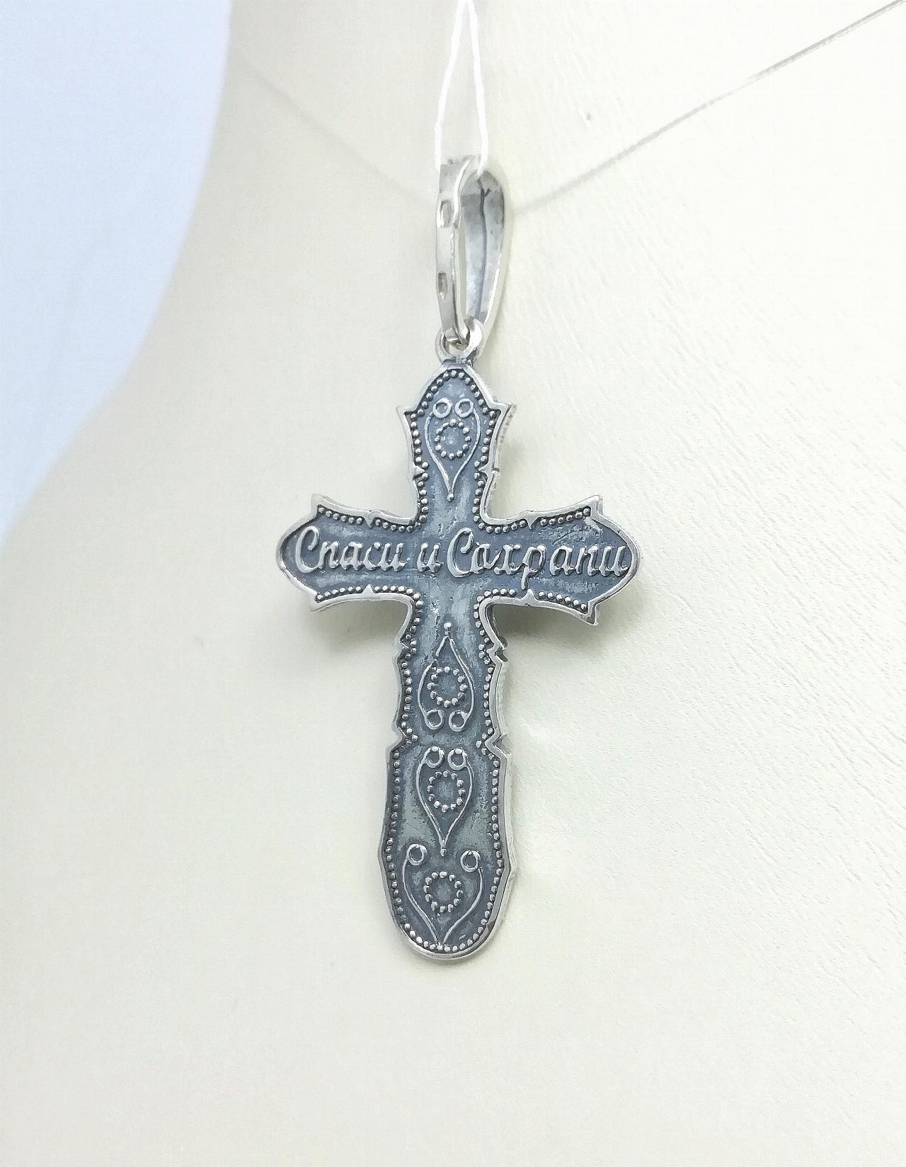 Серебряный крест православный
