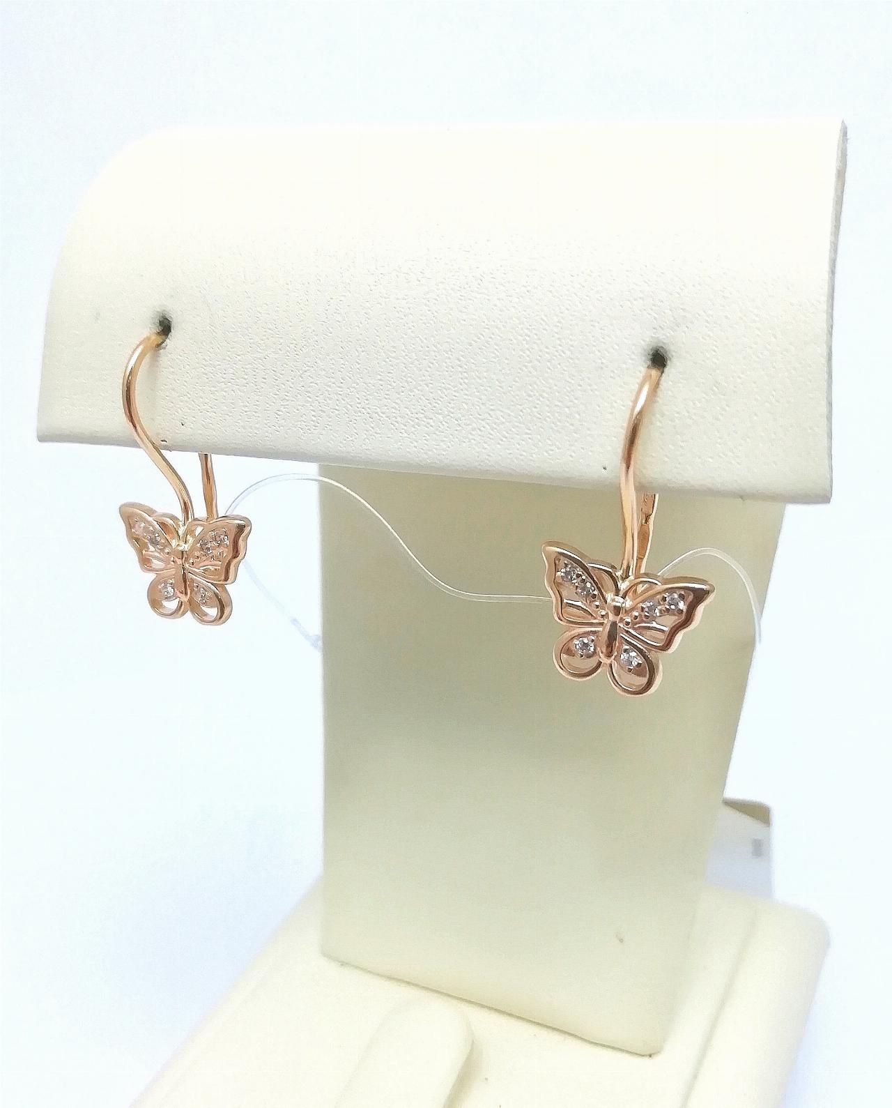 Золотые серьги детские