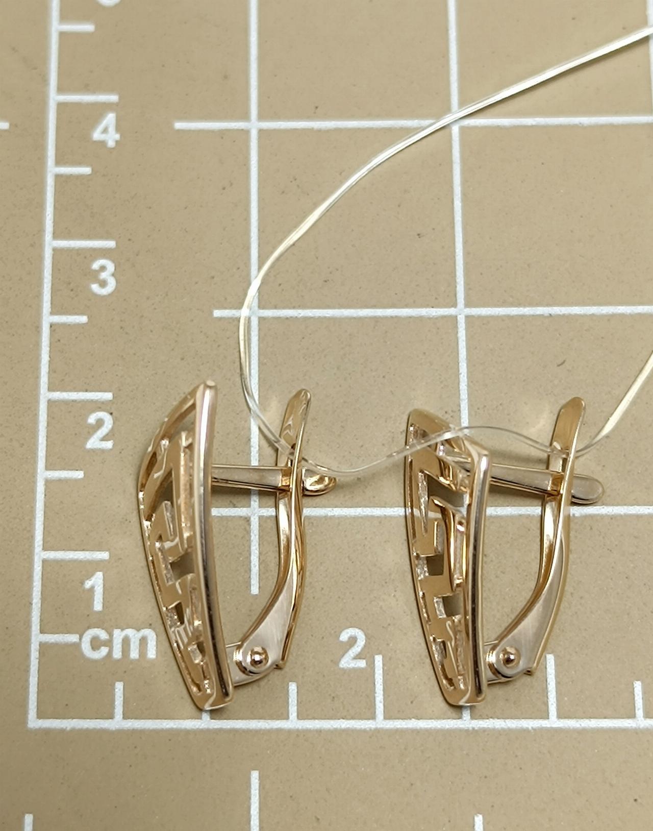 Золотые серьги женские