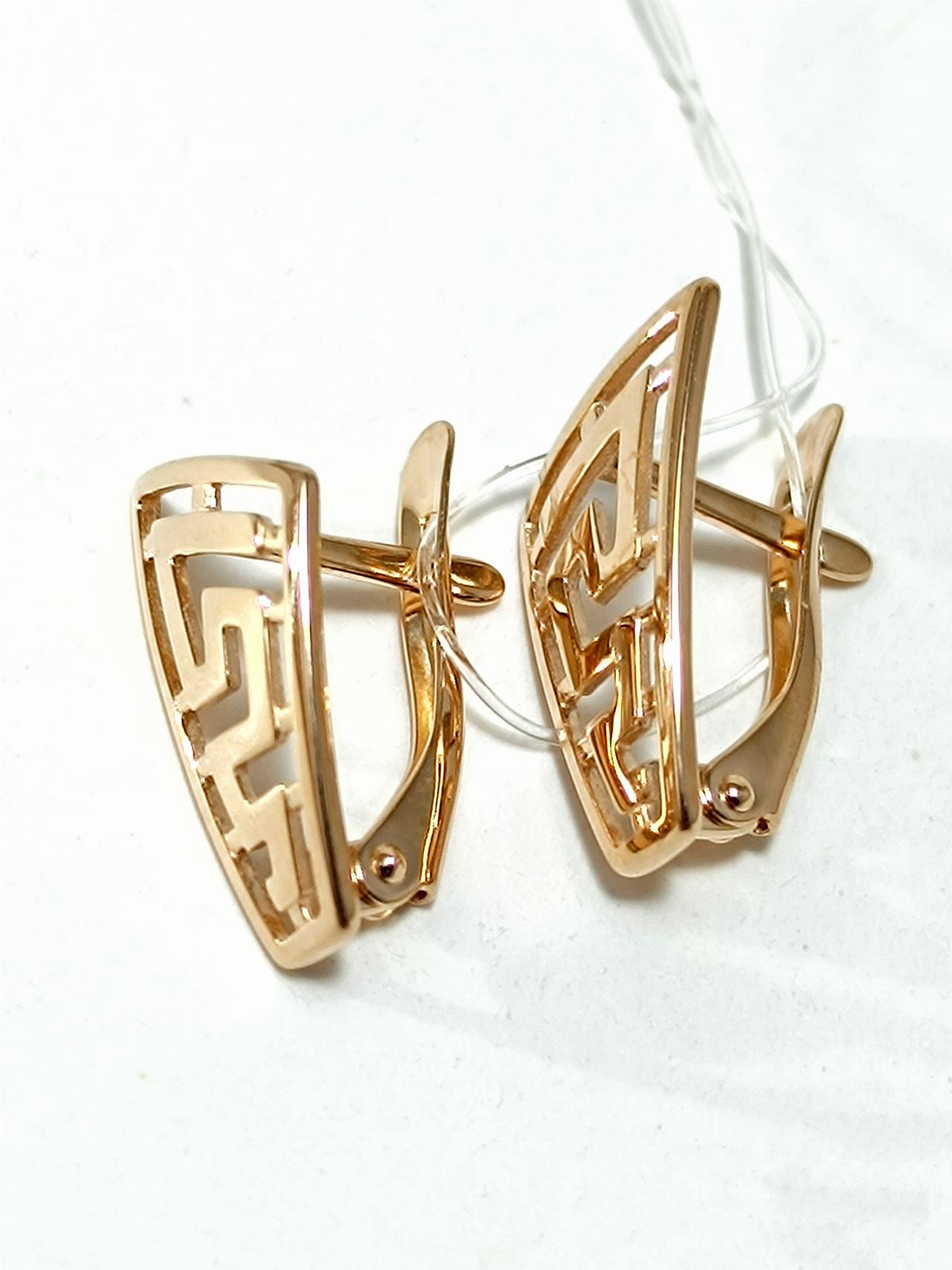 Золотые серьги женские