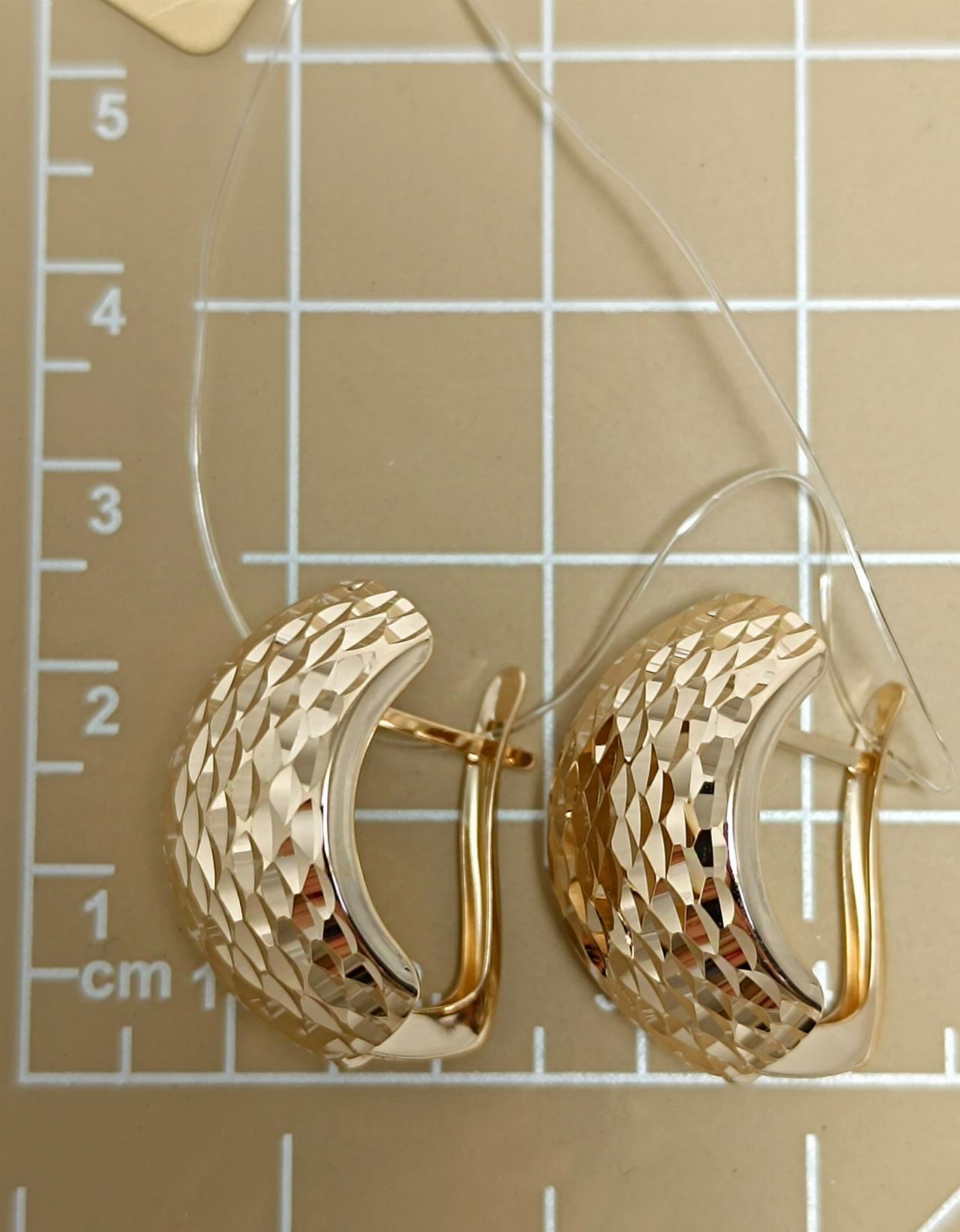 Золотые серьги женские