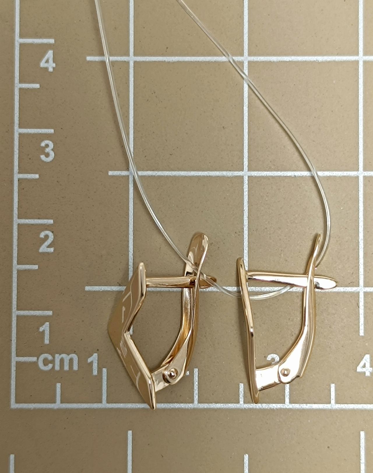 Золотые серьги женские