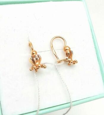 Золотые серьги